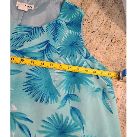 JW Treci 2 Piece Maxi Floral Dress Blazer Plus Size 18 Tie Front Tropical Beachy - Picture 5 of 16